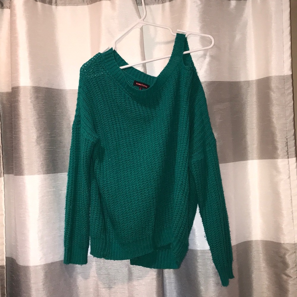 Turquoise sweater